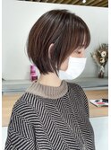 自然な丸みの大人可愛いショート［新百合ヶ丘］