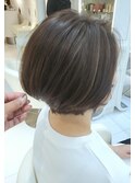 伸ばしかけショート＋ハイライト