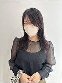 YOKE 切りっぱなしボブ小顔レイヤーカットシースルーバング