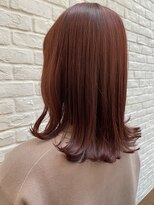 メイクス 表参道(MAKE'S omotesando)&nbsp;ピンクカラー/外ハネミディアム