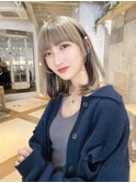 ミディアム 前髪カット オージュア 前髪カット学割U24 159