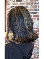 ヘアーパークスクープ(Hair Park SCOOP)&nbsp;ハイライト 外ハネロブ