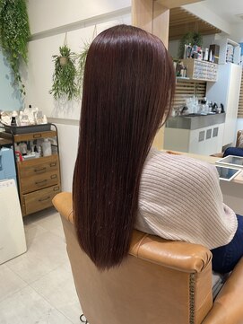 リンクル 自由が丘(lincle) ピンクベージュ オリジナルベーシックトリートメントで髪質改善