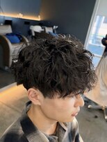 バース 梅田中崎町店(BIRTH)&nbsp;ツイストスパイラルパーマツイストパーマメンズマッシュパーマ