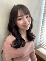 アフロート ルヴア(AFLOAT RUVUA)&nbsp;20代30代大人かわいいセミロングヘア★グレージュ