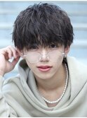 ダークアッシュ/韓国マッシュ/ニュアンスパーマ[池袋駅/men's]