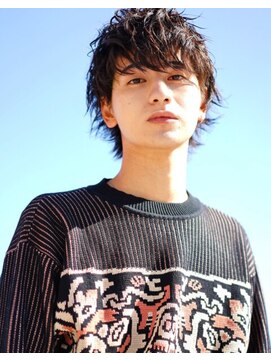 シェーン 仙台駅広瀬通店(schon) マッシュウルフ×パーマで今っぽく！