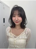 ＠hitoshi__sand ボブ/黒髪/ネビージュ/小顔/ワンレン/大阪梅田
