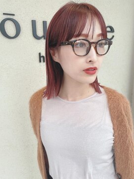 スーリール 久留米花畑店(Sourire) 髪質改善カラー×大人ボブ