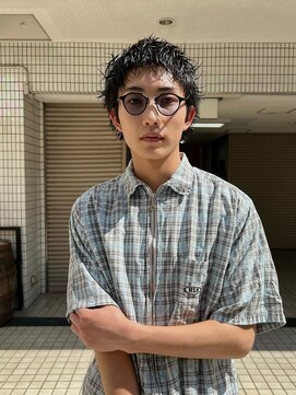 ヒュージ 表参道(huge) シャドウパーマ /フェザーショート /刈り上げないショート