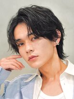 フィフス 原宿(fifth)&nbsp;センターパートニュアンスパーマ韓国シャドウフェザーパーマ30代