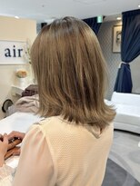 エアー 青山(AIR) ハイトーンベージュオリーブグレージュ