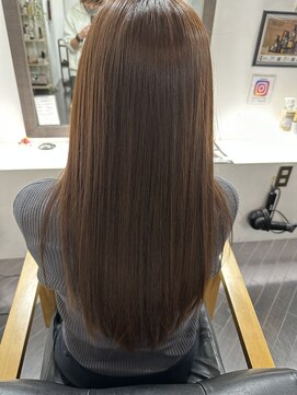 リジョイスヘア(REJOICE hair) 【REJOICE hair】髪質改善ストレートセミロング mido