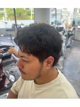 ワンシザース(ONE SCISSORS) 短髪におすすめ☆ナチュラルピンパーマ