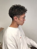 ニアウ 伊勢崎連取店(Niau) 刈り上げスパイキーショートニュアンスパーマ