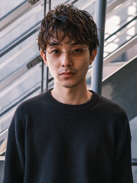 ガレージ バイ グリーン 原宿 表参道(Garage by green) メンズショート×シャドウパーマ