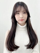 エミュー 大船店(emue)&nbsp;大船駅ブラウン顔周りレイヤーカットオリーブベージュカラー◆