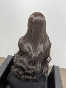 イオエ 表参道(ioe) 黒髪/オリーブグレー/小顔/ココアベージュ/髪質改善/縮毛矯正