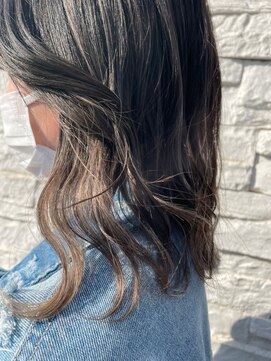 テーラヘアー 高座渋谷店(TELA HAIR) イヤリングカラー×グレージュ