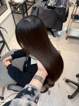 ザシェノンウメダ(THA CHAINON UMEDA) 着物ヘア/大人ガーリー/ダークアッシュ/似合わせカット/心斎橋