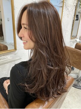 アルーチェ(Arluce) イメチェン/ピンクベージュ/アンブレラカラー/流山おおたかの森