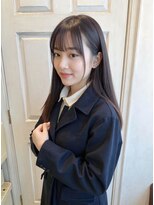 ロニカ 銀座(LOuNICA)&nbsp;地毛風グレージュ/清楚系/髪質改善ストレート/縮毛 #銀座#東銀座