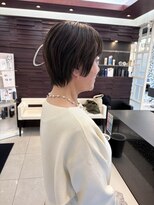 エアー 神戸(AIR)&nbsp;白髪ぼかし/ショート/ブラウン/40代50代60代
