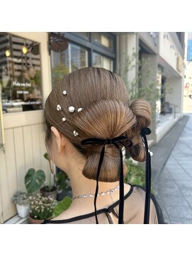 ミルクティ 三条店(Milk tea) ロングのヘアセット