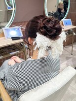 ヘアーアンドメイク ビス(HAIR&MAKE bis) ゆるふわアップお団子/ヘアアレンジ