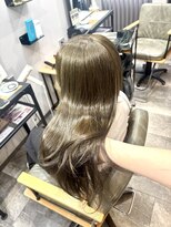 エスト 小倉(est)&nbsp;オリーブグレー/ロングレイヤー/透明感