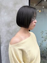 バートランド 白楽(Bertland)&nbsp;島田/暗めオリーブグレージュ 髪質改善トリートメント 赤み消し