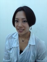 イケノウエ(ikenoue')&nbsp;モードワンレングスショートボブ