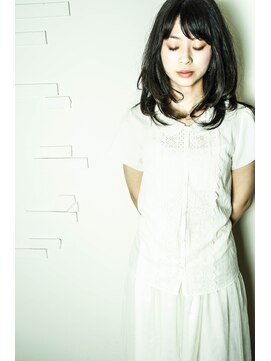 ユニーク ヘアデザイン(UNIQUE HAIR DESIGN) 黒髪なのに、抜け感ふわっとスタイル