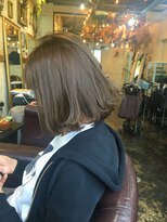 トロニー(TLONY)&nbsp;TLONY渋谷horiナチュラルグレージュ ボブ