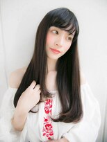 ルティア(Lutia)&nbsp;ワンレングス 黒髪 ストレート