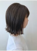 外ハネボブ×インナーカラー