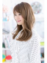 ミック ヘアアンドメイク アップ 駒込店(miq Hair&Make up)&nbsp;くせ毛風くびれカールでフェミニン♪小顔抜け感ストカール