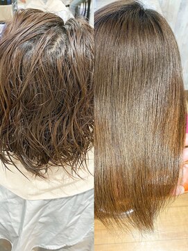 ジェム(GEM) ＊*Gem Garden*＊なりたい質感が叶う☆ツヤサラ縮毛矯正144