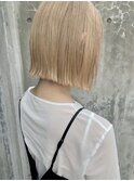 【ANALOGUE】ハイトーンきりっぱなしボブ