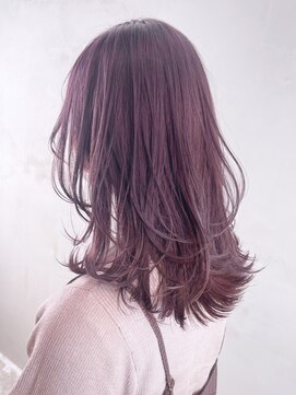 アルバム 池袋(ALBUM) ラベンダーミディ_ミニウルフテラコッタくすみブルー_ba365041