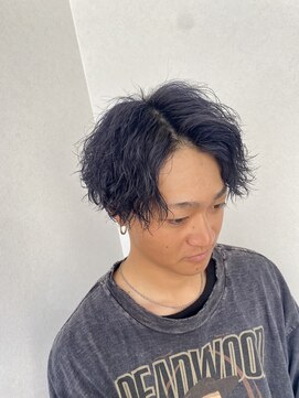 スキル(SKILL) ツイスパ　センターパート　ブルーブラック