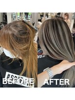 レディアル 大宮(REDEAL ope.) 【白髪手術】 ホワイトバレイヤージュ/白髪ぼかし/ハイライト