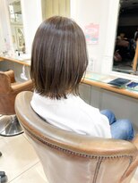 ネオリーブアイム 横浜西口店(Neolive aim)&nbsp;オリーブグレー/切りっぱなしボブ【横浜】k
