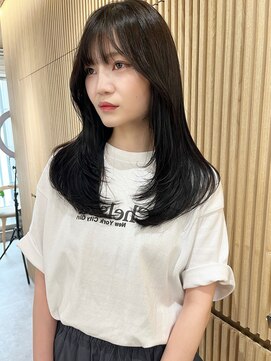 グロー 大宮(GLROW) □ 韓国大宮顔周り髪質改善レイヤーカット前髪カットワンホン