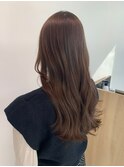 オルチャンヘア_マロンベージュ_レトロガーリー