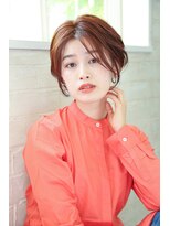 ガーランド (Garland)&nbsp;大人ショート/ショートボブ/マチルダボブ/ピンクベージュ/卵型