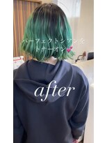 グリッター (Glitter)&nbsp;20代30代40代50代☆根本白髪染め・毛先ブリーチデザイン