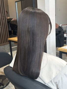 アトリエコア(Atelier Coa) 髪質改善トリートメントミルクティーベージュカラーくびれヘア