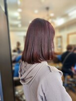 アリ 葛西店(ALi)&nbsp;レッドブラウン 葛西髪質改善｜葛西縮毛矯正｜葛西白髪ぼかし