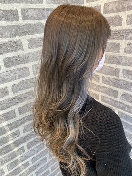 アース 岩槻店(HAIR&MAKE EARTH) 大人気！透明感インナーカラー